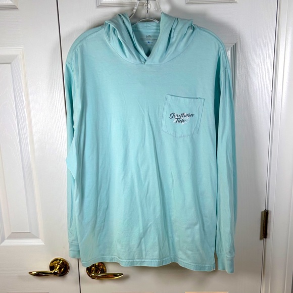 Southern Tide Other - Southern Tide Men's LS Letterpress SJ Puller Shirt Hoodie XL